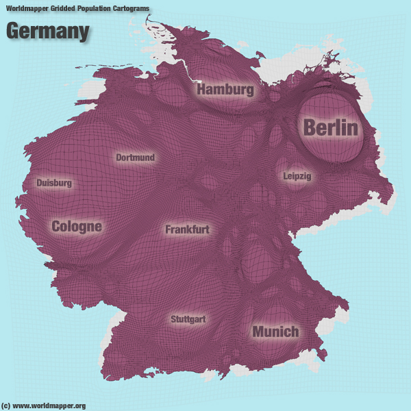 Deutschland Bevölkerung Verteilung