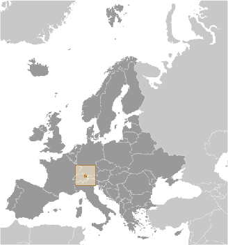 Liechtenstein Lage Europa