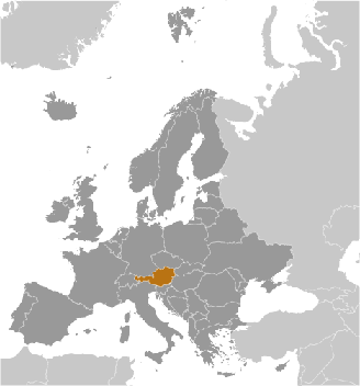 Österreich Lage Europa