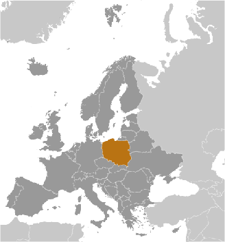 Polen Lage Europa