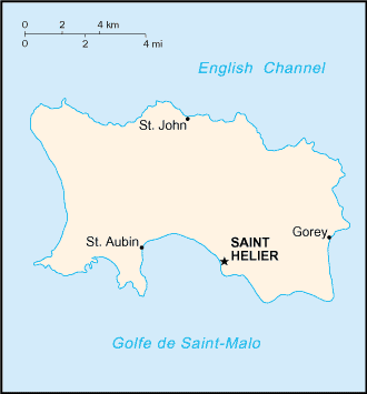 Jersey Karte