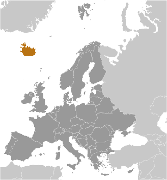 Island Lage Europa