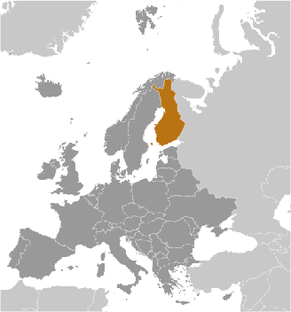 Finnland Lage Europa