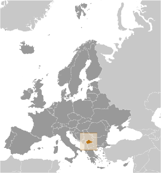 Kosovo Lage Europa