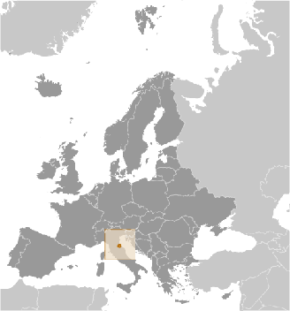 San Marino Lage Europa