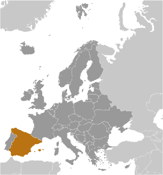 Spanien Lage Europa