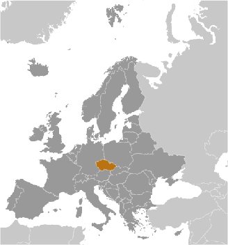 Tschechien Lage Europa