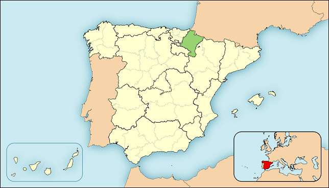 Navarra Landkarte